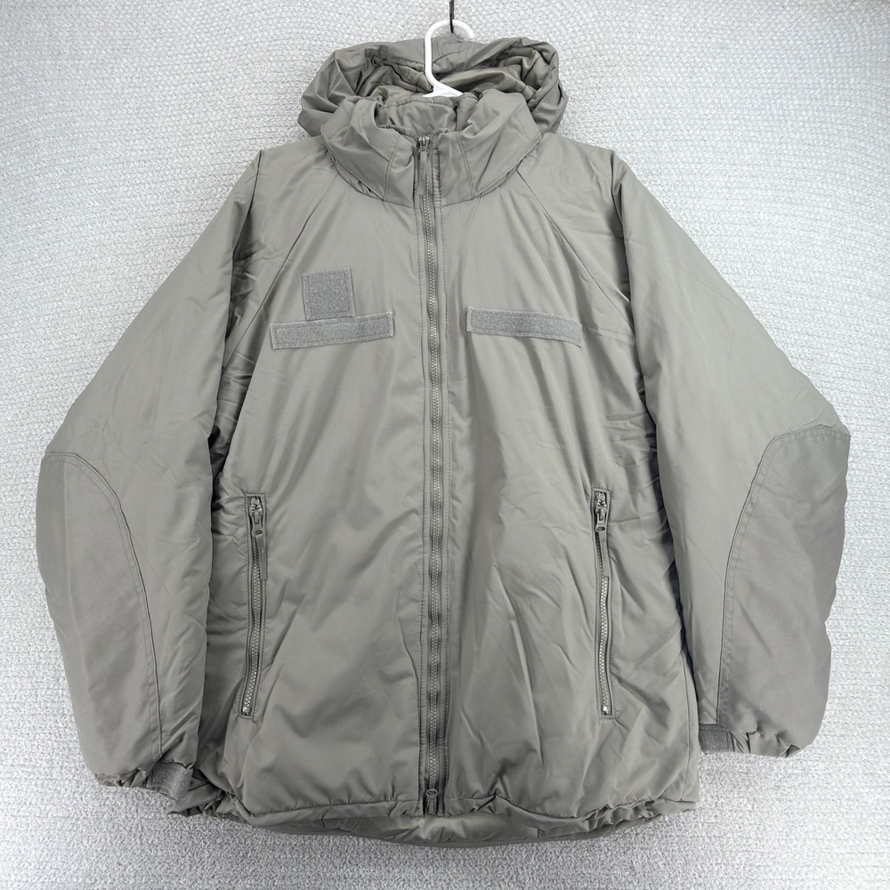 US Army ECWCS Gen III Level 7 Parka S Short Gray Extreme Cold Weather Primaloft